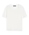 Weekend Max Mara Item O-neck Short-sleeved T-shirt In White