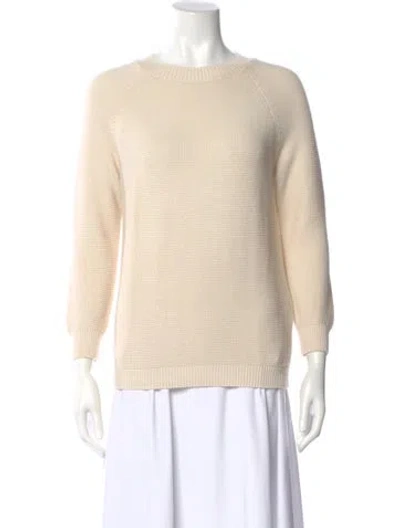 Pre-owned Weekend Max Mara Crew Neck Three-quarter Sleeve Sweatshirt