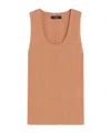 Weekend Max Mara Crew Neck Vest In Nude