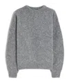Weekend Max Mara Crewneck Knitted Jumper In Gray
