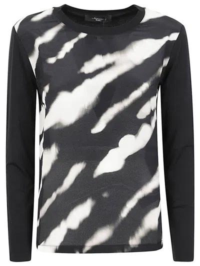 Weekend Max Mara Zebra Printed Long In Multi