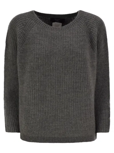 Weekend Max Mara Crewneck Long In Light Grey
