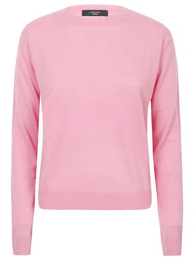 Weekend Max Mara Crewneck Long In Pink