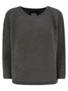 Weekend Max Mara Crewneck Long In Grey