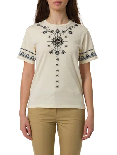 WEEKEND MAX MARA CREWNECK SHORT-SLEEVED T-SHIRT