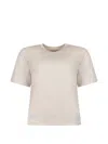 Weekend Max Mara Crew-neck T-shirt In Neutral
