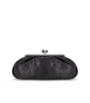 Weekend Max Mara Cristin Large Black Clutch In Black