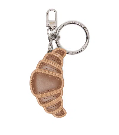 Weekend Max Mara Croissant Key Chain In Brown
