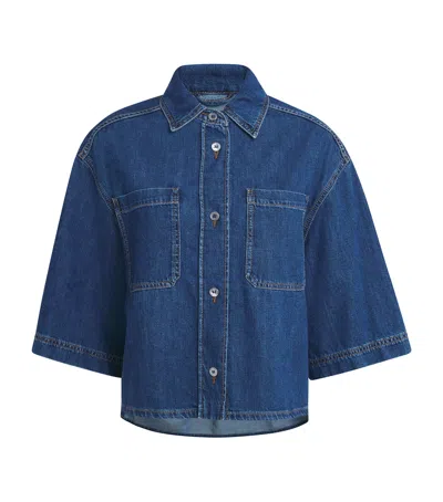 Weekend Max Mara Cropped Denim Shirt