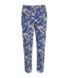 WEEKEND MAX MARA CROPPED FLORAL RAVELLO TROUSERS