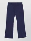 Weekend Max Mara Cropped Trousers With Front And Back Pockets In Blue