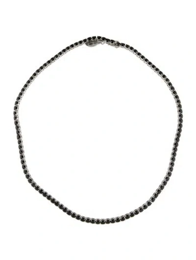 Pre-owned Weekend Max Mara Crystal Lodola Necklace, 23" In Multi