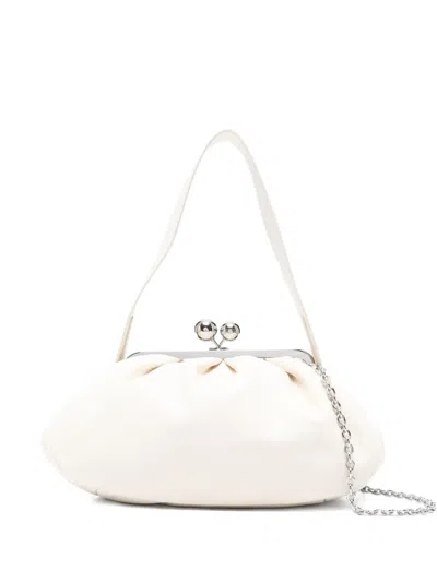 Weekend Max Mara Cubico Clutch Bag In White