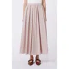 Weekend Max Mara Curvato A-line Woven Skirt In White