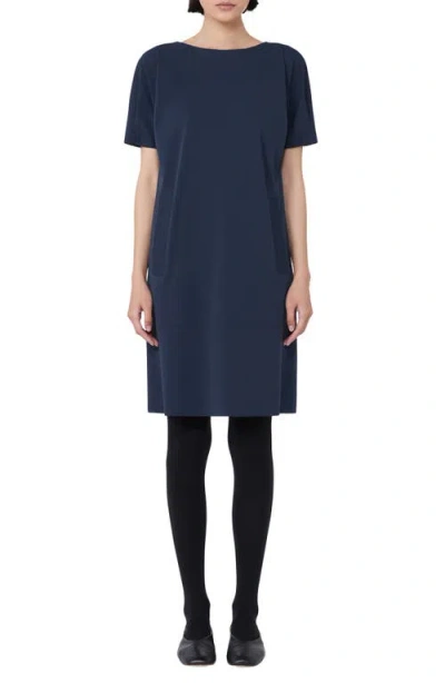Weekend Max Mara Dandy Stripe Shift Dress In Blue