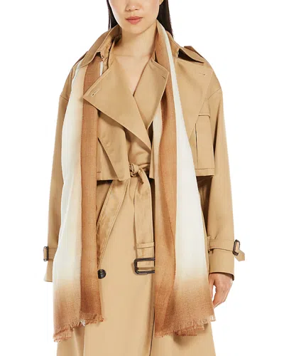 Weekend Max Mara Danilo Alpaca & Silk Stole In Camel