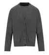 Weekend Max Mara Decano Grey Twin Set In Grey