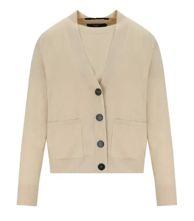 WEEKEND MAX MARA WEEKEND MAX MARA DECANO SABBIA TWIN SET