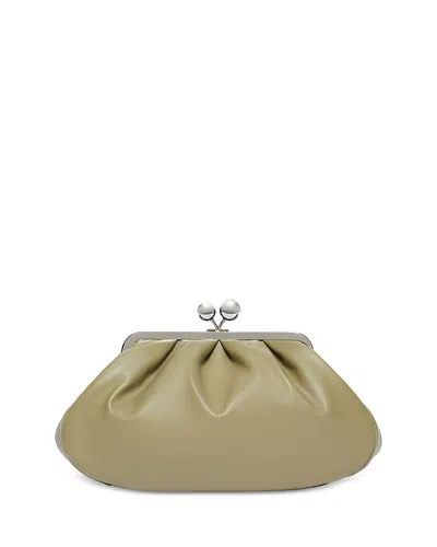 WEEKEND MAX MARA DECONSTRUCTED MEDIUM LEATHER PASTICCINO BAG