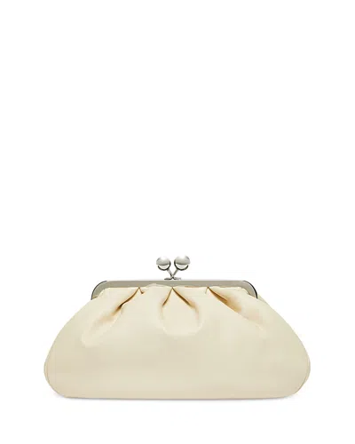 Weekend Max Mara Deconstructed Medium Pasticcino Leather Bag In Pink