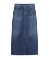 Weekend Max Mara Denim 5-pocket Skirt In Blue
