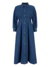 Weekend Max Mara Denim Button-down Shirt Dress