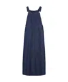 Weekend Max Mara Denim Dungaree Dress In Blue