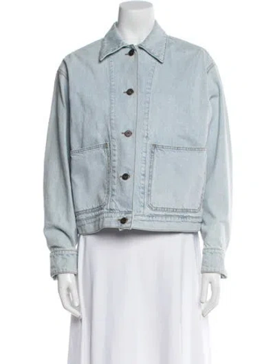 Pre-owned Weekend Max Mara Denim Jacket In Blue
