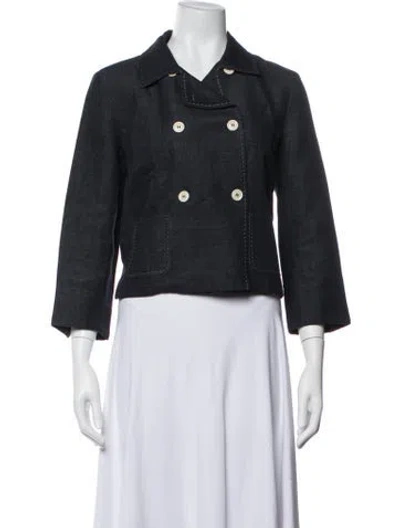 Pre-owned Weekend Max Mara Denim Jacket In Blue