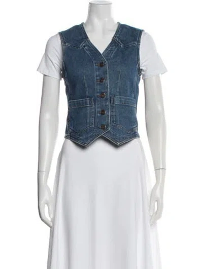 Pre-owned Weekend Max Mara Denim Jacket In Blue