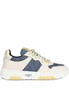 Weekend Max Mara Denim-panelled Low-top Sneakers In Neutral