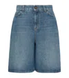 Weekend Max Mara Denim Shorts In Navy