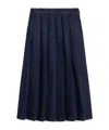 Weekend Max Mara Wkdovale Skirt Navy In Blue