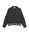Weekend Max Mara Denim Wide-body Shirt In Black