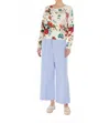 Weekend Max Mara Floral Denis Cropped Sweater In Multi