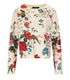 WEEKEND MAX MARA WEEKEND MAX MARA DENIS WHITE CREWNECK JUMPER
