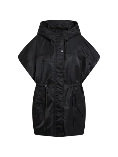 Weekend Max Mara Origano Quilted Sleeveless Jacket In Black
