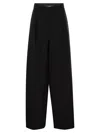 Weekend Max Mara Diletta Viscose And Linen Flared Trousers