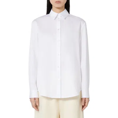 WEEKEND MAX MARA MM BY MAX MARA DIONEA COTTON BUTTON-UP SHIRT