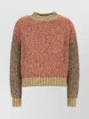 Weekend Max Mara Dionigi Crew Neck Sweater With Color Block Design