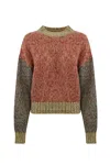 Weekend Max Mara Melange Red Acrylic Blend Dionigi Sweater In Multi