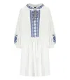 Weekend Max Mara Dirce Cotton Poplin Mini Dress In White