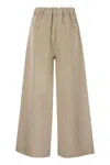 Weekend Max Mara Alfeo Cotton Gabardine Wide Pants