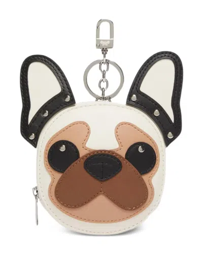 Weekend Max Mara Dog-face Zip Keyring In Multi