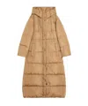 Weekend Max Mara Dolly Hooded Down Jacket In Nude