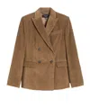 Weekend Max Mara Double-breasted Blazer In Blue