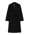 Weekend Max Mara Double-breasted Coat In Black