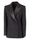 Weekend Max Mara Double-breasted Jacket In Black