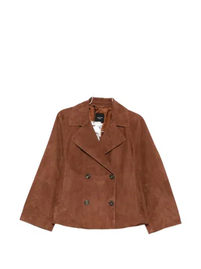 Weekend Max Mara Double-breasted Jacket In Multi