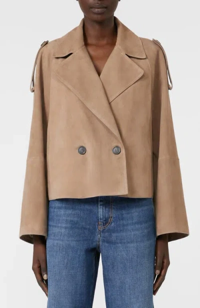 WEEKEND MAX MARA WEEKEND MAX MARA DOUBLE BREASTED LEATHER JACKET